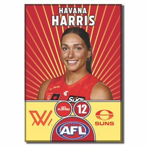 AFLW S10 GOLD COAST SUNS - HARRIS, Havana
