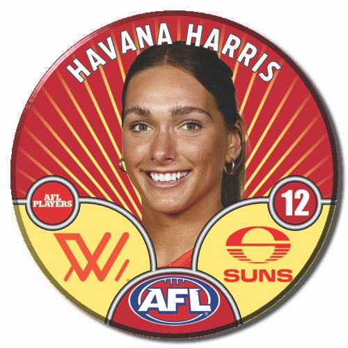 AFLW S10 GOLD COAST SUNS - HARRIS, Havana