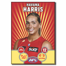 AFLW S11 GOLD COAST SUNS - HARRIS, Havana