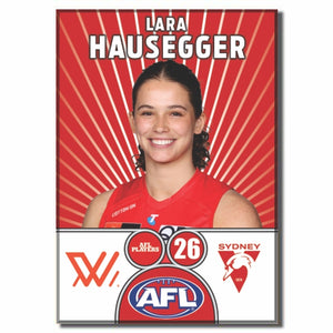 AFLW S10 SYDNEY SWANS - HAUSEGGER, Lara