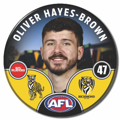 2025 AFL Richmond Football Club - HAYES-BROWN, Oliver