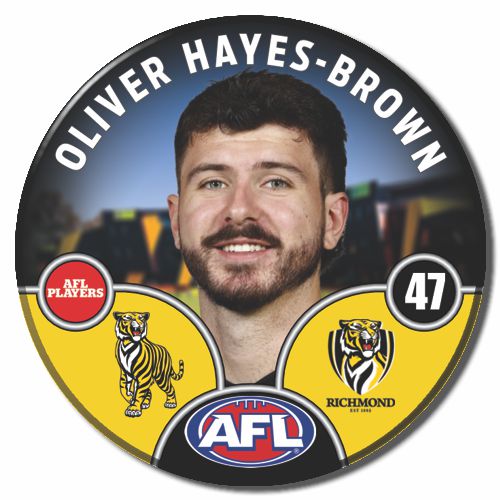 2025 AFL Richmond Football Club - HAYES-BROWN, Oliver