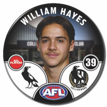 2025 AFL Collingwood Football Club - HAYES, William