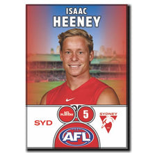 2025 AFL Sydney Swans Football Club - HEENEY, Isaac