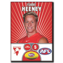 AFL 2026 SYDNEY SWANS Football Club - HEENEY, Isaac