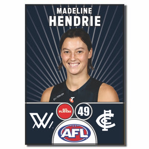 AFLW S10 CARLTON - HENDRIE, Madeline