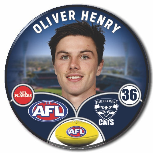 2024 AFL Geelong Football Club - HENRY, Oliver – Sporting Souvenirs