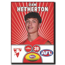 AFL 2026 SYDNEY SWANS Football Club - HETHERTON, Liam