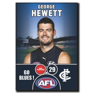 2025 AFL Carlton Football Club - HEWETT, George