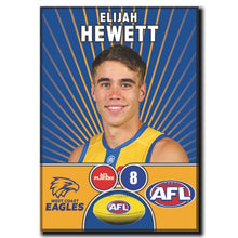 AFL 2026 WEST COAST EAGLES Football Club - HEWETT, Elijah