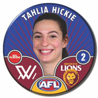 AFLW S10 BRISBANE - HICKIE, Tahlia