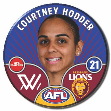 AFLW S10 BRISBANE - HODDER, Courtney