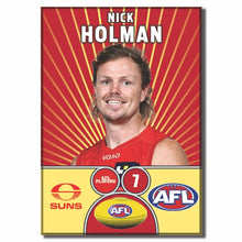 AFL 2026 GOLD COAST SUNS Football Club - HOLMAN, Nick