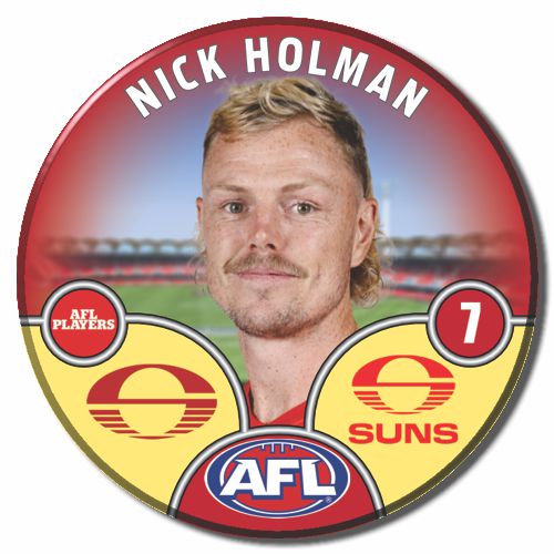 2025 AFL Gold Coast Suns Football Club - HOLMAN, Nick