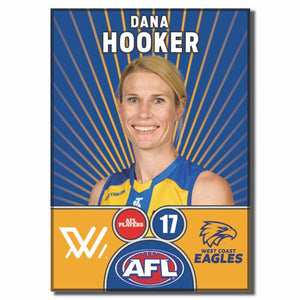 AFLW S10 WEST COAST EAGLES - HOOKER, Dana