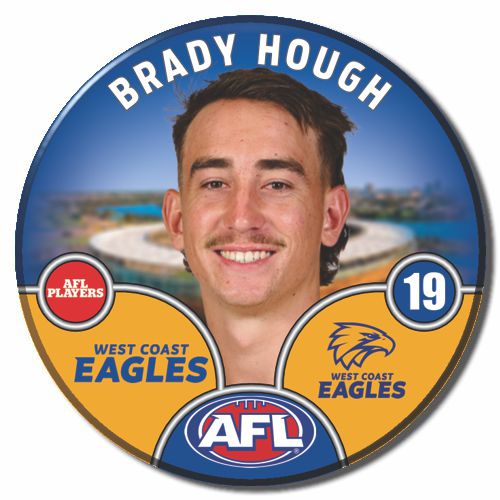 2025 AFL West Coast Eagles Football Club - HOUGH,  Brady