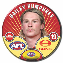 AFL 2026 GOLD COAST SUNS Football Club - HUMPHREY, Bailey