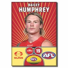 AFL 2026 GOLD COAST SUNS Football Club - HUMPHREY, Bailey