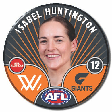 AFLW S10 GWS GIANTS - HUNTINGTON, Isabel