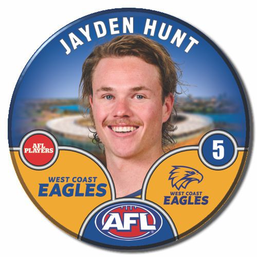 2025 AFL West Coast Eagles Football Club - HUNT, Jayden