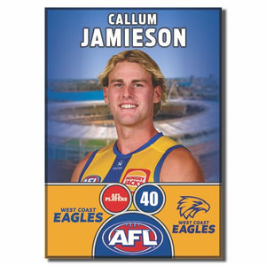 2025 AFL West Coast Eagles Football Club - JAMIESON, Callum