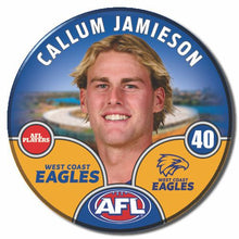 2025 AFL West Coast Eagles Football Club - JAMIESON, Callum