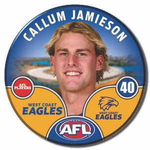 2025 AFL West Coast Eagles Football Club - JAMIESON, Callum