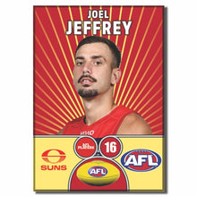 AFL 2026 GOLD COAST SUNS Football Club - JEFFREY, Joel