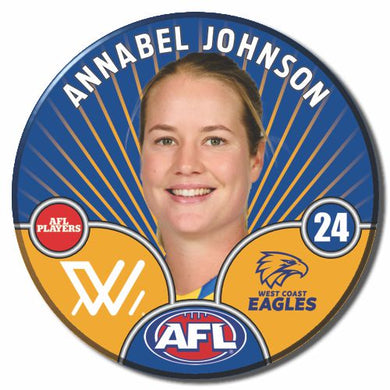 AFLW S10 WEST COAST EAGLES - JOHNSON, Annabel