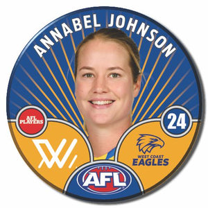 AFLW S10 WEST COAST EAGLES - JOHNSON, Annabel