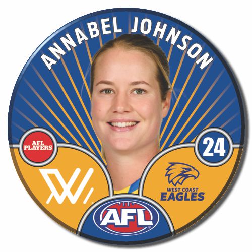 AFLW S10 WEST COAST EAGLES - JOHNSON, Annabel