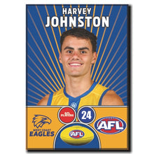 AFL 2026 WEST COAST EAGLES Football Club - JOHNSTON, Harvey