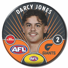 AFL 2026 GWS GIANTS Football Club - JONES, Darcy