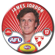AFL 2026 SYDNEY SWANS Football Club - JORDON, James