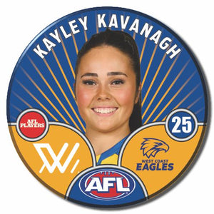 AFLW S10 WEST COAST EAGLES - KAVANAGH, Kayley