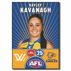 AFLW S10 WEST COAST EAGLES - KAVANAGH, Kayley