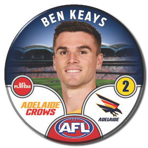2025 AFL Adelaide Football Club - KEAYS, Ben