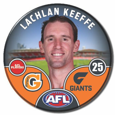 2025 AFL GWS Giants Football Club - KEEFFE, Lachlan