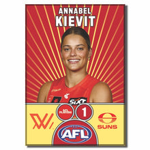 AFLW S10 GOLD COAST SUNS - KIEVIT, Annabel