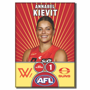 AFLW S10 GOLD COAST SUNS - KIEVIT, Annabel
