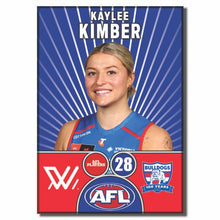 AFLW S10 WESTERN BULLDOGS - KIMBER, Kaylee