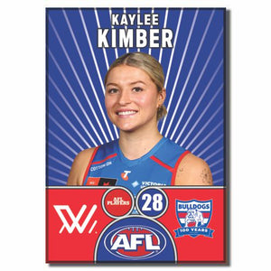 AFLW S10 WESTERN BULLDOGS - KIMBER, Kaylee