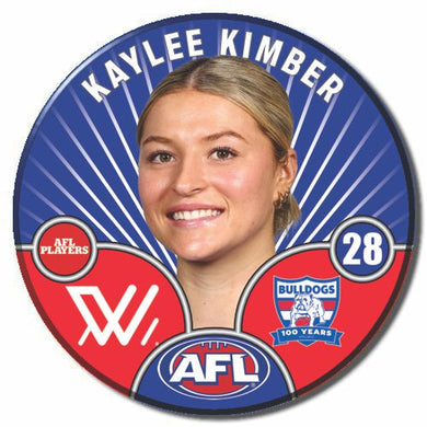 AFLW S10 WESTERN BULLDOGS - KIMBER, Kaylee
