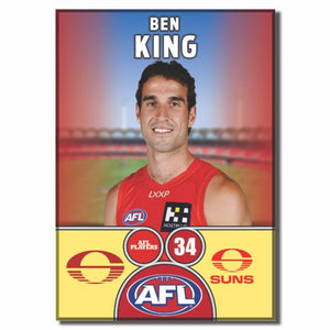2025 AFL Gold Coast Suns Football Club - KING, Ben