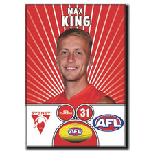AFL 2026 SYDNEY SWANS Football Club - KING, Max
