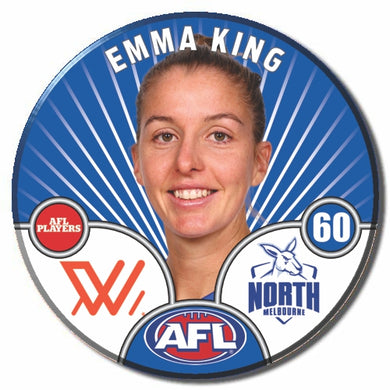 AFLW S10 NORTH MELBOURNE - KING, Emma