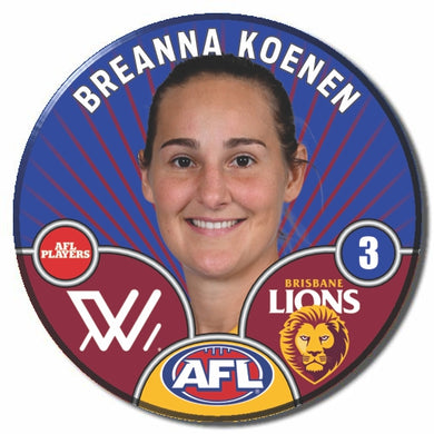 AFLW S10 BRISBANE - KOENEN, Breanna