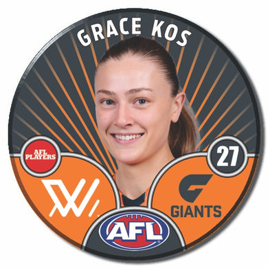 AFLW S10 GWS GIANTS - KOS, Grace
