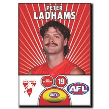 AFL 2026 SYDNEY SWANS Football Club - LADHAMS, Peter