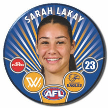 AFLW S11 WEST COAST EAGLES - LAKAY, Sarah